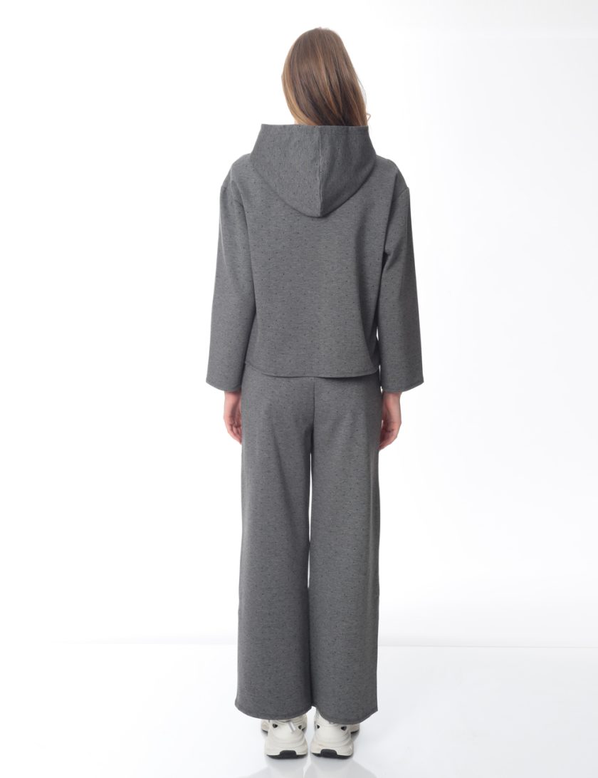 Set Pants and Blouse/Hoodie with Rhinestones - Outfits For You